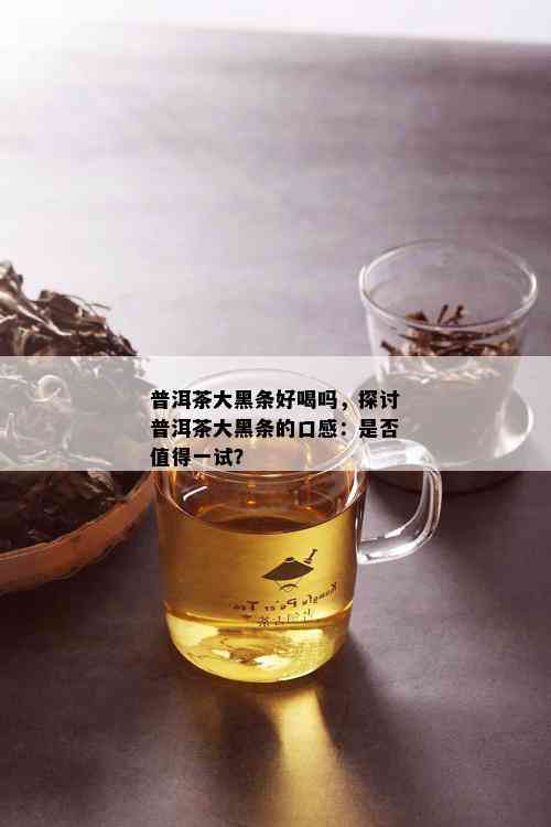 普洱茶大黑条好喝吗，探讨普洱茶大黑条的口感：是否值得一试？