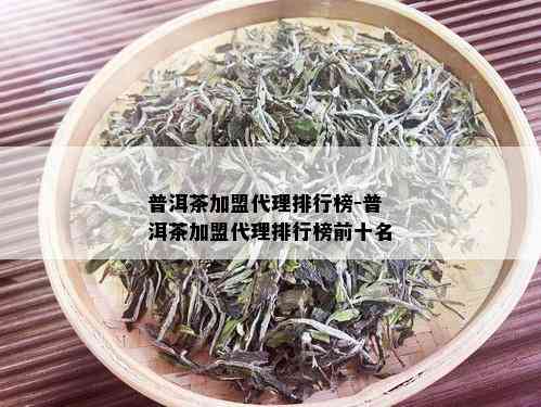 普洱茶加盟代理排行榜-普洱茶加盟代理排行榜前十名