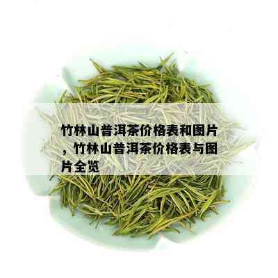 竹林山普洱茶价格表和图片，竹林山普洱茶价格表与图片全览