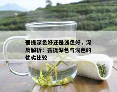 菩提深色好还是浅色好，深度解析：菩提深色与浅色的优劣比较