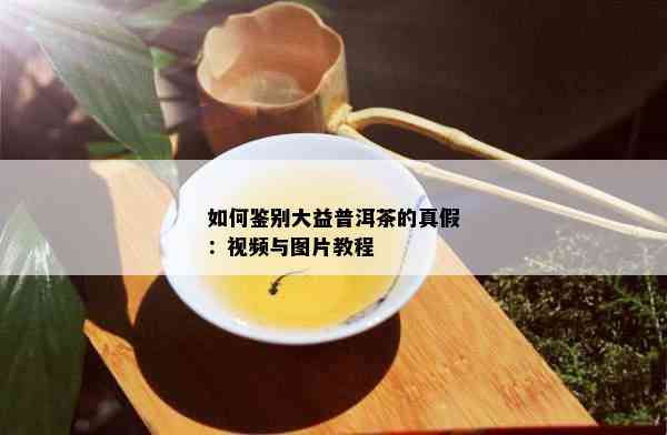 如何鉴别大益普洱茶的真假：视频与图片教程