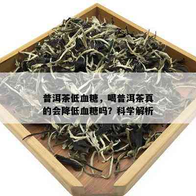 普洱茶低血糖，喝普洱茶真的会降低血糖吗？科学解析