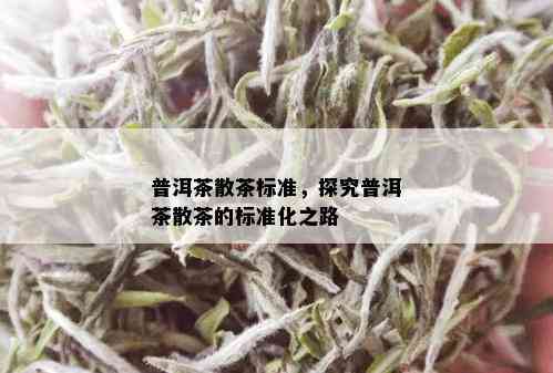 普洱茶散茶标准，探究普洱茶散茶的标准化之路