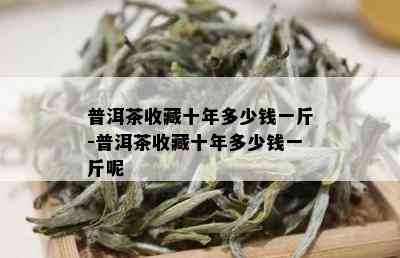 普洱茶收藏十年多少钱一斤-普洱茶收藏十年多少钱一斤呢