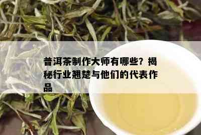 普洱茶制作大师有哪些？揭秘行业翘楚与他们的代表作品