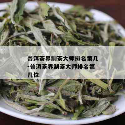 普洱茶界制茶大师排名第几-普洱茶界制茶大师排名第几位