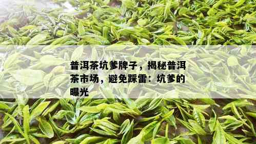 普洱茶坑爹牌子，揭秘普洱茶市场，避免踩雷：坑爹的曝光