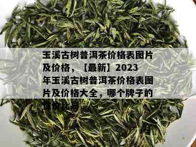 玉溪古树普洱茶价格表图片及价格，【最新】2023年玉溪古树普洱茶价格表图片及价格大全，哪个牌子的性价比高