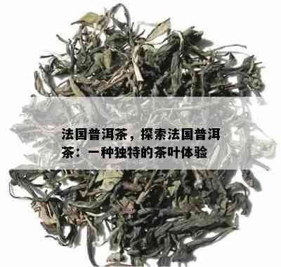 法国普洱茶，探索法国普洱茶：一种独特的茶叶体验