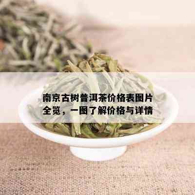 南京古树普洱茶价格表图片全览，一图了解价格与详情