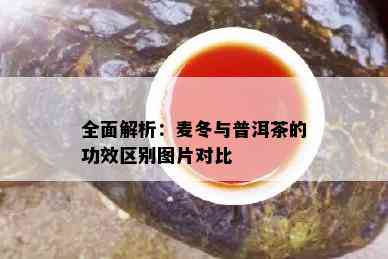 全面解析：麦冬与普洱茶的功效区别图片对比