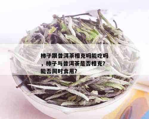 柿子跟普洱茶相克吗能吃吗，柿子与普洱茶是否相克？能否同时食用？