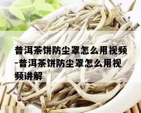 普洱茶饼防尘罩怎么用视频-普洱茶饼防尘罩怎么用视频讲解