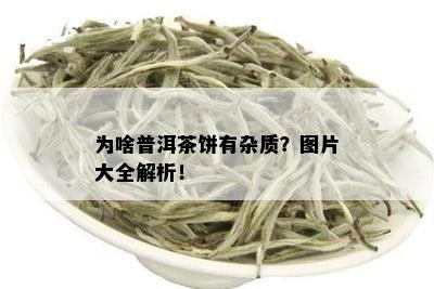 为啥普洱茶饼有杂质？图片大全解析！