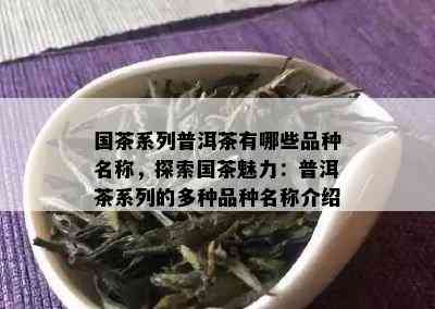 国茶系列普洱茶有哪些品种名称，探索国茶魅力：普洱茶系列的多种品种名称介绍