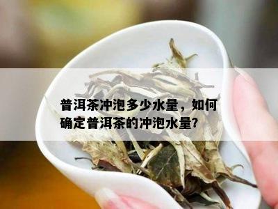 普洱茶冲泡多少水量，如何确定普洱茶的冲泡水量？