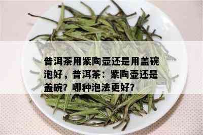 普洱茶用紫陶壶还是用盖碗泡好，普洱茶：紫陶壶还是盖碗？哪种泡法更好？