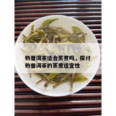 熟普洱茶适合蒸煮吗，探讨熟普洱茶的蒸煮适宜性