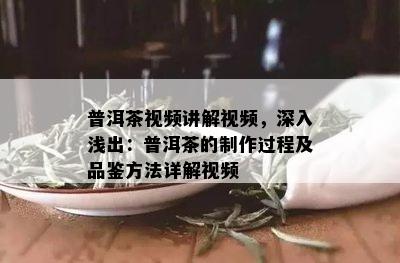 普洱茶视频讲解视频，深入浅出：普洱茶的制作过程及品鉴方法详解视频