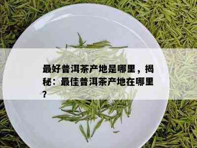 更好普洱茶产地是哪里，揭秘：更佳普洱茶产地在哪里？