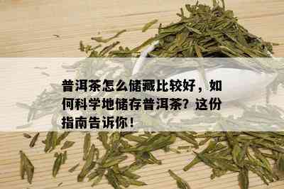 普洱茶怎么储藏比较好，如何科学地储存普洱茶？这份指南告诉你！