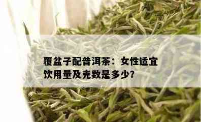 覆盆子配普洱茶：女性适宜饮用量及克数是多少？