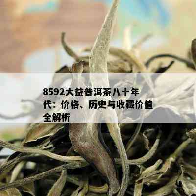 8592大益普洱茶八十年代：价格、历史与收藏价值全解析