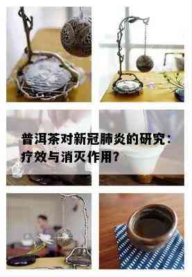 普洱茶对新冠肺炎的研究：疗效与消灭作用？