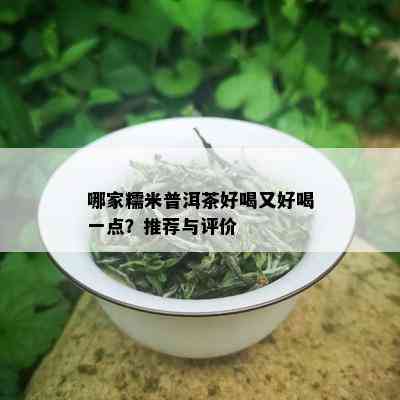 哪家糯米普洱茶好喝又好喝一点？推荐与评价