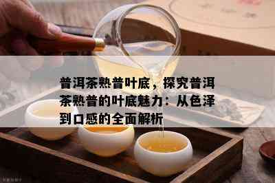 普洱茶熟普叶底，探究普洱茶熟普的叶底魅力：从色泽到口感的全面解析