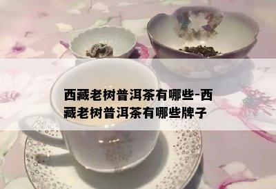  *** 老树普洱茶有哪些- *** 老树普洱茶有哪些牌子