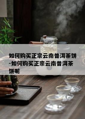 如何购买正宗云南普洱茶饼-如何购买正宗云南普洱茶饼呢