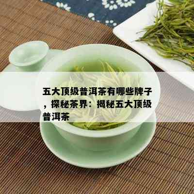 五大顶级普洱茶有哪些牌子，探秘茶界：揭秘五大顶级普洱茶