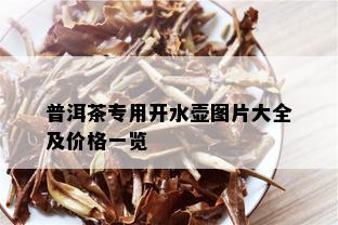 普洱茶专用开水壶图片大全及价格一览