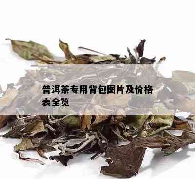 普洱茶专用背包图片及价格表全览