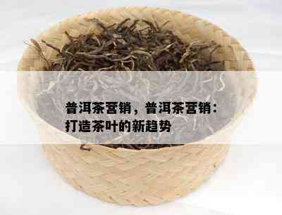 普洱茶营销，普洱茶营销：打造茶叶的新趋势