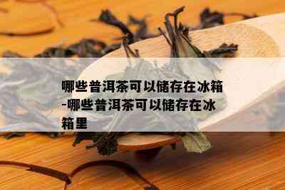 哪些普洱茶可以储存在冰箱-哪些普洱茶可以储存在冰箱里