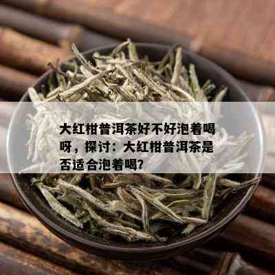 大红柑普洱茶好不好泡着喝呀，探讨：大红柑普洱茶是否适合泡着喝？