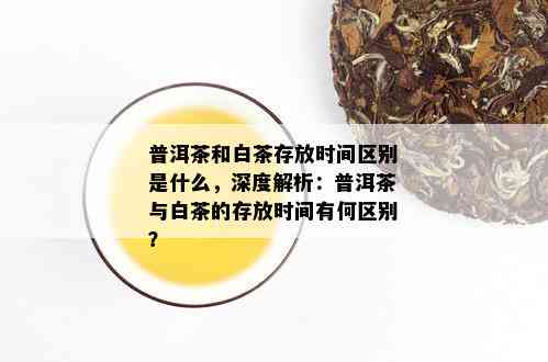 普洱茶和白茶存放时间区别是什么，深度解析：普洱茶与白茶的存放时间有何区别？