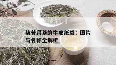 装普洱茶的牛皮纸袋：图片与名称全解析