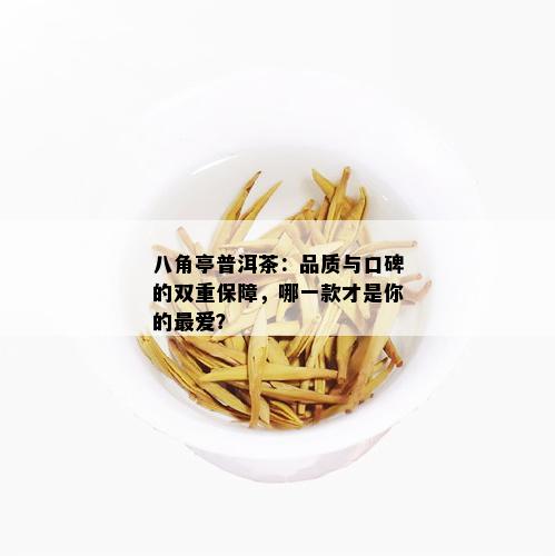 八角亭普洱茶：品质与口碑的双重保障，哪一款才是你的更爱？