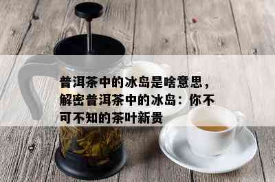 普洱茶中的冰岛是啥意思，解密普洱茶中的冰岛：你不可不知的茶叶新贵