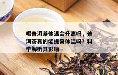 喝普洱茶体温会升高吗，普洱茶真的能提高体温吗？科学解析其影响