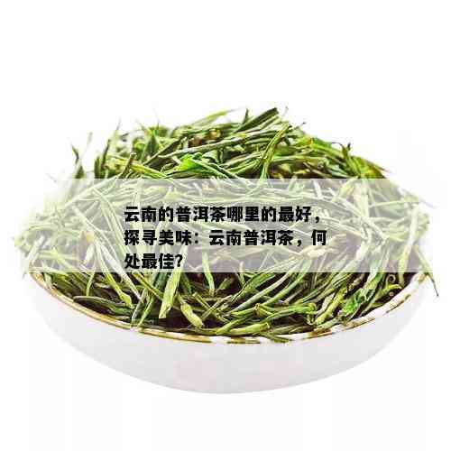 云南的普洱茶哪里的更好，探寻美味：云南普洱茶，何处更佳？