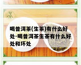 喝普洱茶(生茶)有什么好处-喝普洱茶生茶有什么好处和坏处