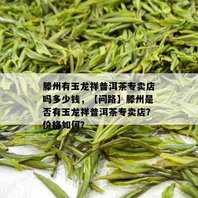 滕州有玉龙祥普洱茶专卖店吗多少钱，【问路】滕州是否有玉龙祥普洱茶专卖店？价格如何？