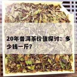 20年普洱茶价值探讨：多少钱一斤？