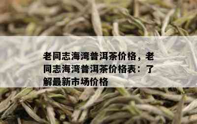 老同志海湾普洱茶价格，老同志海湾普洱茶价格表：了解最新市场价格