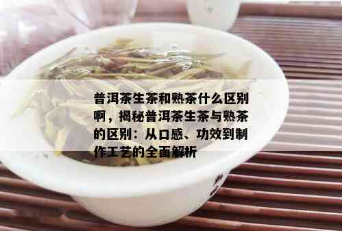 普洱茶生茶和熟茶什么区别啊，揭秘普洱茶生茶与熟茶的区别：从口感、功效到制作工艺的全面解析