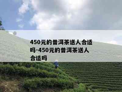 450元的普洱茶送人合适吗-450元的普洱茶送人合适吗